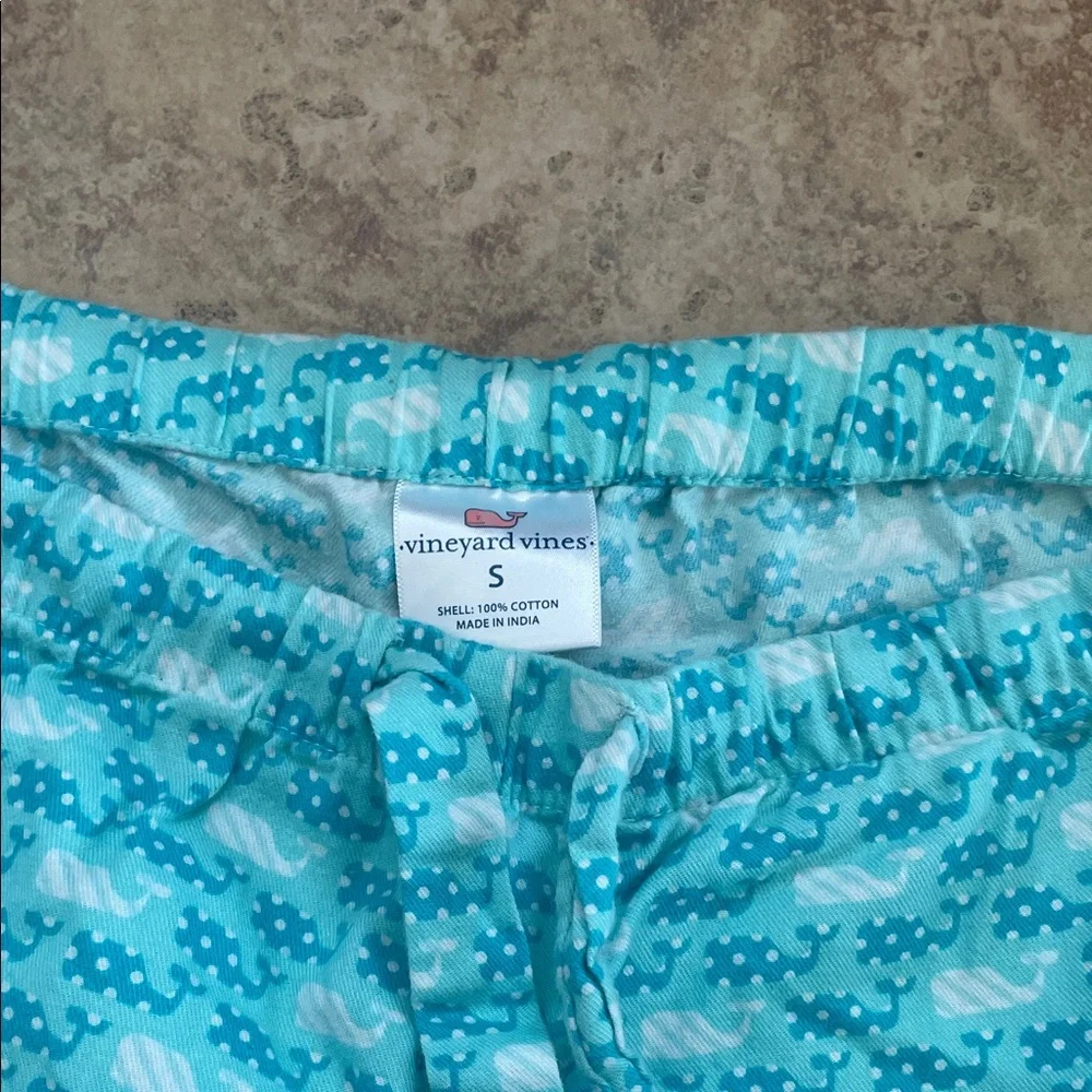 Women’s vineyard vine, pajama Blue Patterned Pants - Picture 3 of 3